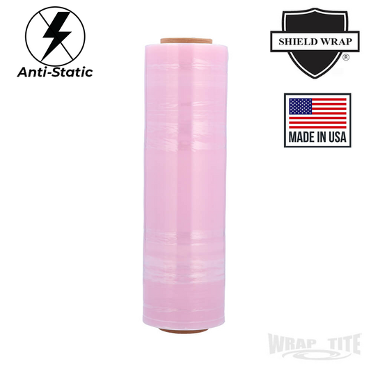 18 x 1500 x 80, 4 RLS/CS, Pink anti-Stat hand stretch
