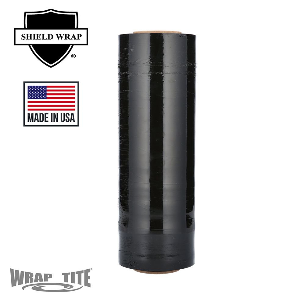 18 x 1000 x 100, 4 rls/CS Hand Wrap Cast Dark Black