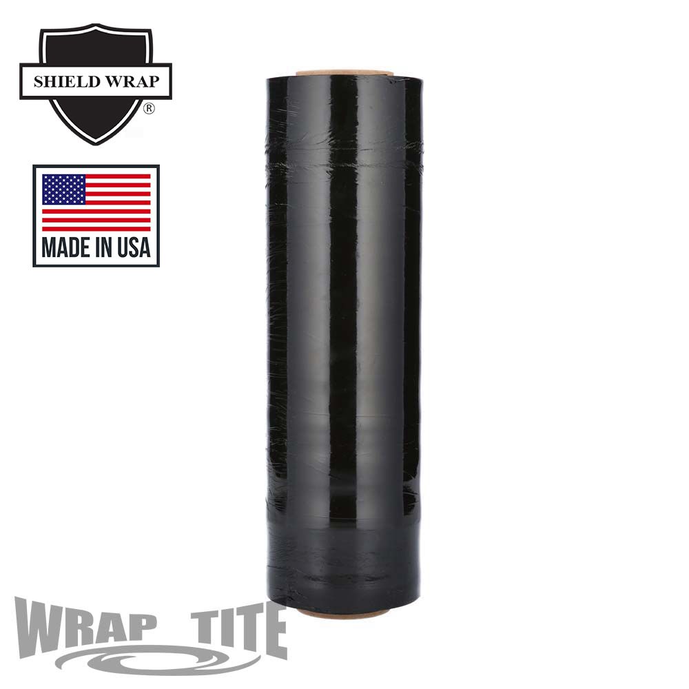 18 x 1500 x 80, 4 rls/CS Hand Wrap Cast Dark Black
