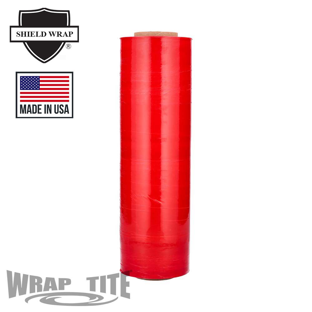 18 x 1500 x 80, 4 rls/CS Hand Wrap Cast Dark Red