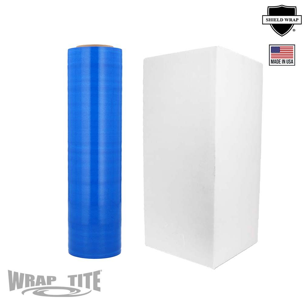 20 x 4500 x 100, 40 RLS/plt, Blue VCI Machine Wrap BOXED