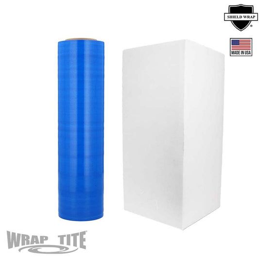 20 x 4500 x 100, 40 RLS/plt, Blue VCI Machine Wrap BOXED