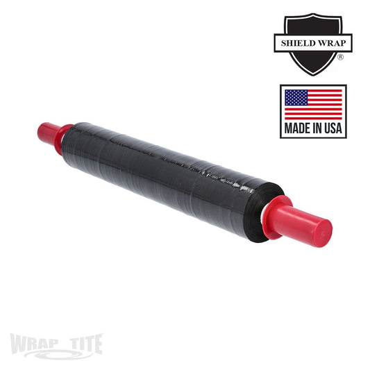 20 x 1000 x 80, 4 RLS/CS Pipe Wrap, Black with 2 Red Hdl