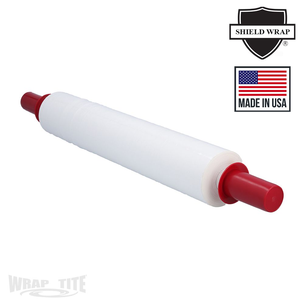 20 x 1000 x 80, 4 RLS/CS Pipe Wrap, White with 8 Red Hdl