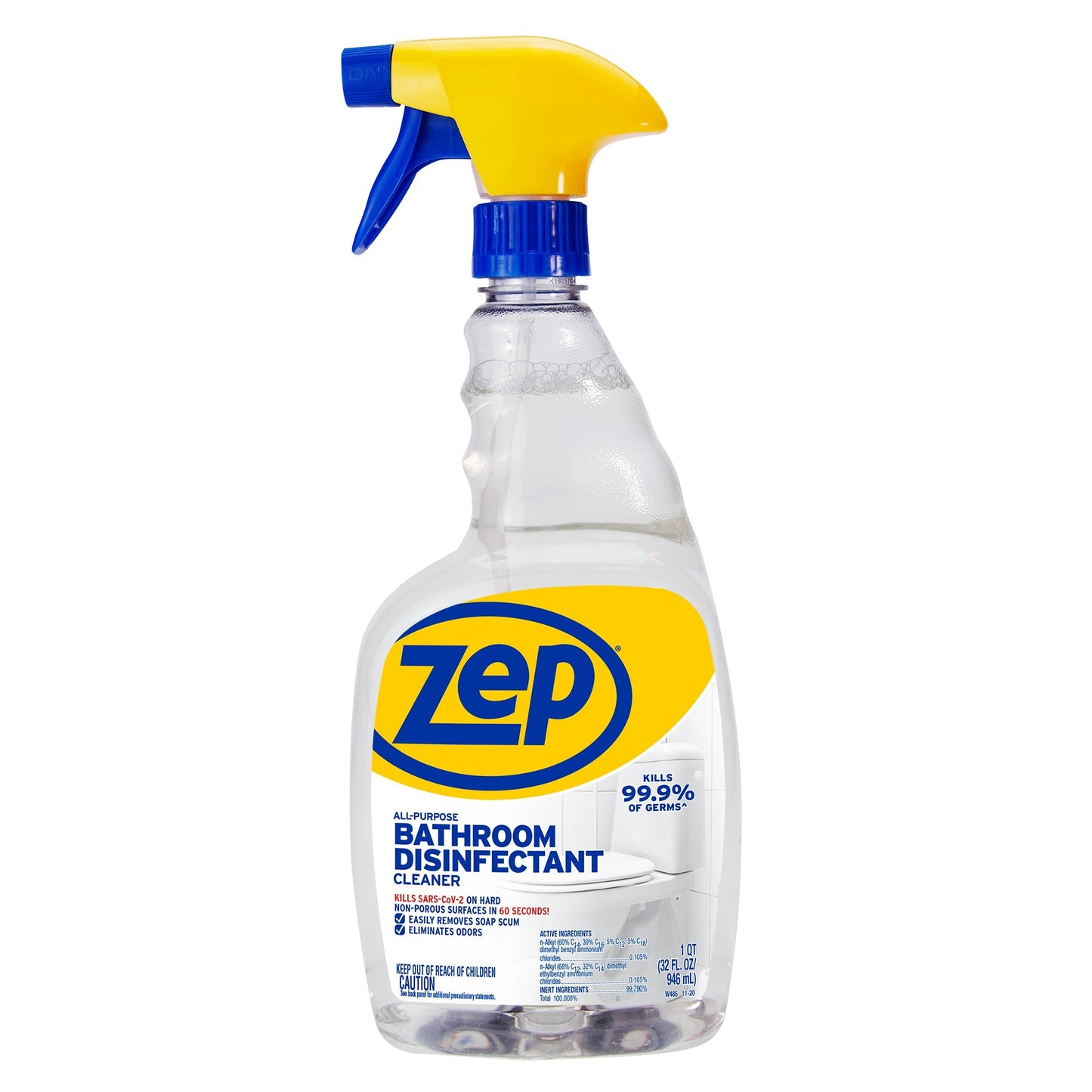 Zep Regular Scent All Purpose Disinfecting Cleaner Liquid 32 oz